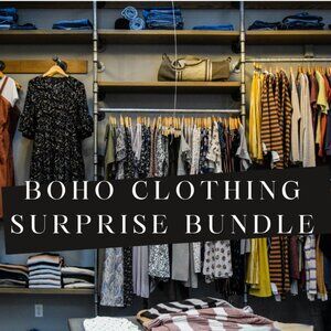 MYSTERY BOX Boho Style Clothing Surprise Lot of Trendy Boho Fashions 8pcs READ